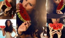 吃瓜少女摄影图片,吃瓜少女摄影作品集锦